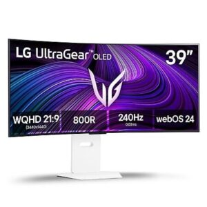 39″ LG Ultragear 39GX90SA-W 3440x1440 240Hz WQHD OLED Curved Gaming Monitor